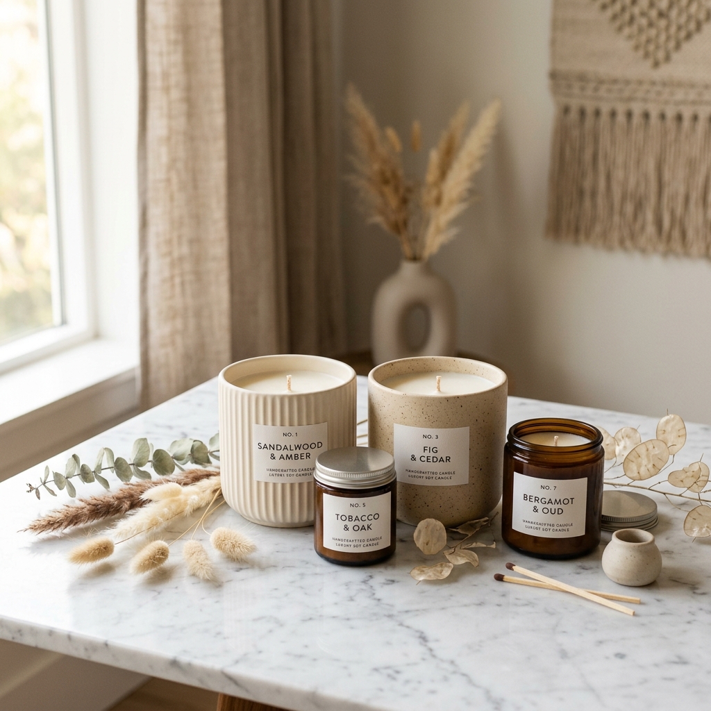 Luxury Candle Showcase